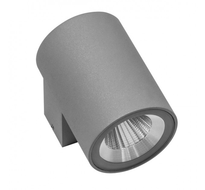 Настенный уличный светильник Paro Lightstar LED 8W IP65 серый 350692