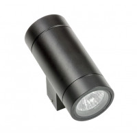 Настенный уличный светильник Paro Lightstar 2xGU10 черный 351607