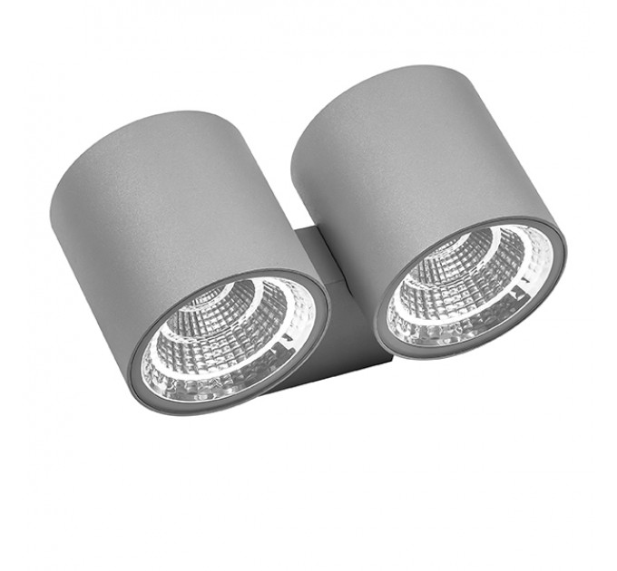 Настенный уличный светильник Paro Lightstar LED 32W IP65 серый 362694