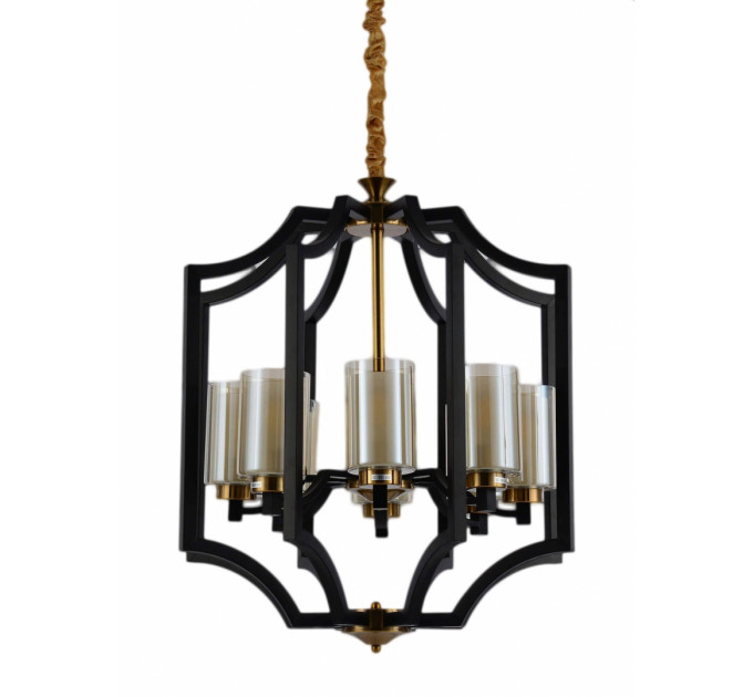 Подвесная люстра Lumina Deco Vigatto LDP 1224-8 BK+MD