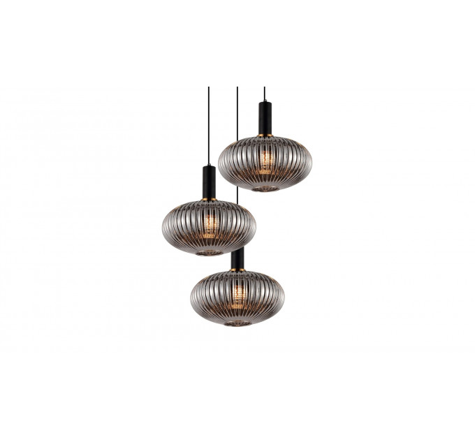 Подвесной светильник Lumina Deco Floril LDP 1216-3 GY+BK