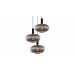 Подвесной светильник Lumina Deco Floril LDP 1216-3 GY+BK