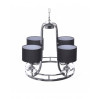 Хрустальная подвесная люстра Lumina Deco Redford LDP 6602-4