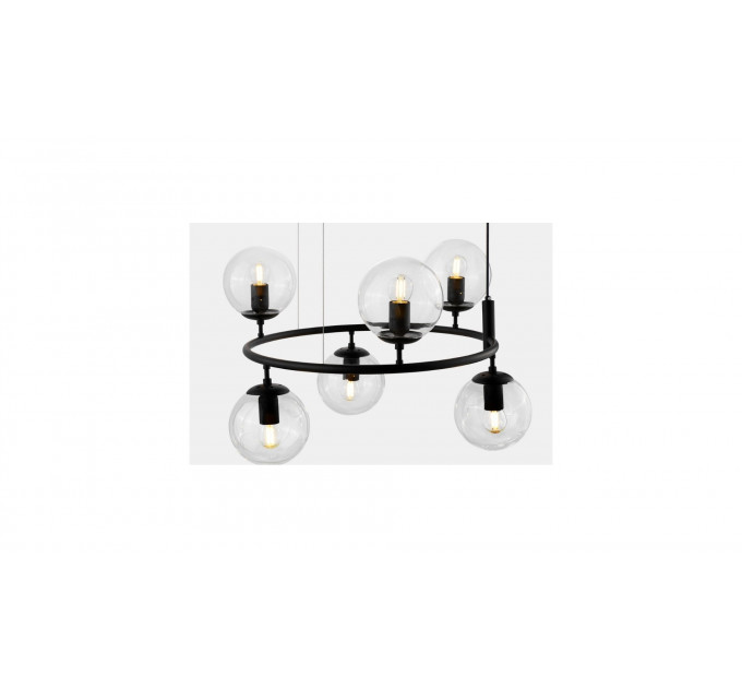 Подвесной светильник Lumina Deco Ceredo LDP 6034-6 RND BK