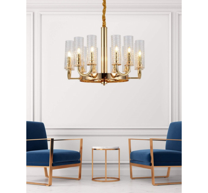 Подвесная люстра Lumina Deco Donatti LDP 8011-12 F.GD