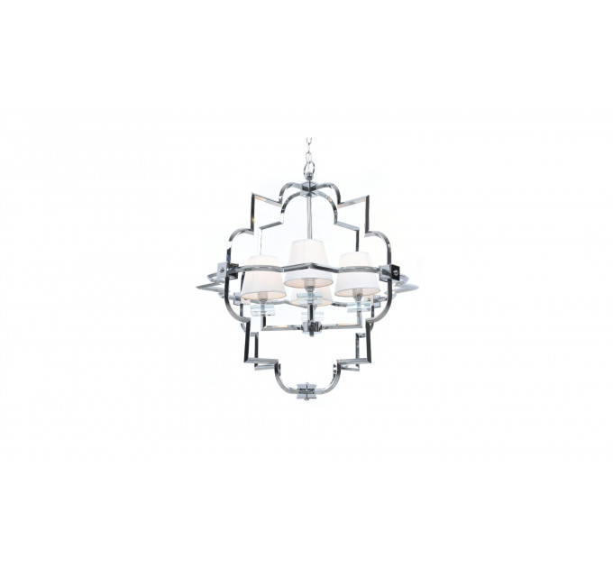 Подвесная люстра Lumina Deco Baltimore LDP 8020-4 CHR+WT
