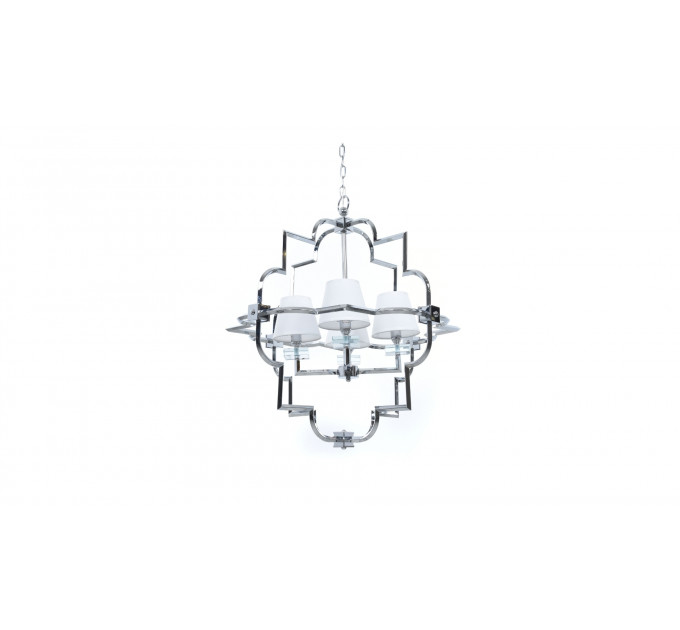 Подвесная люстра Lumina Deco Baltimore LDP 8020-4 CHR+WT