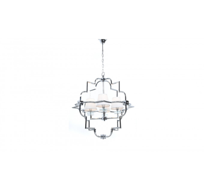 Подвесная люстра Lumina Deco Baltimore LDP 8020-4 CHR+WT