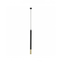 Подвесной светильник Lumina Deco Tuba LDP 1100-500 BK+GD