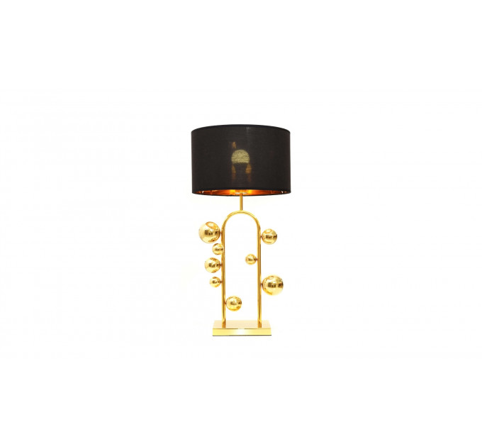 Настольная лампа Lumina Deco Fabi LDT 5528 GD+BK