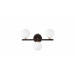 Настенный светильник Lumina Deco Marsiada LDW 6033-3 BK+F.GD