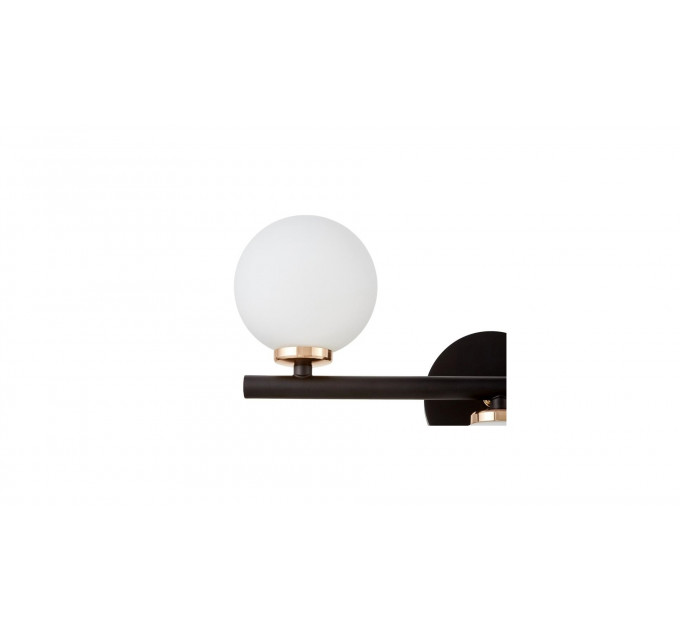 Настенный светильник Lumina Deco Marsiada LDW 6033-3 BK+F.GD
