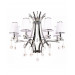 Подвесная люстра Lumina Deco Glamour LDP 66247-8 WT+CHR