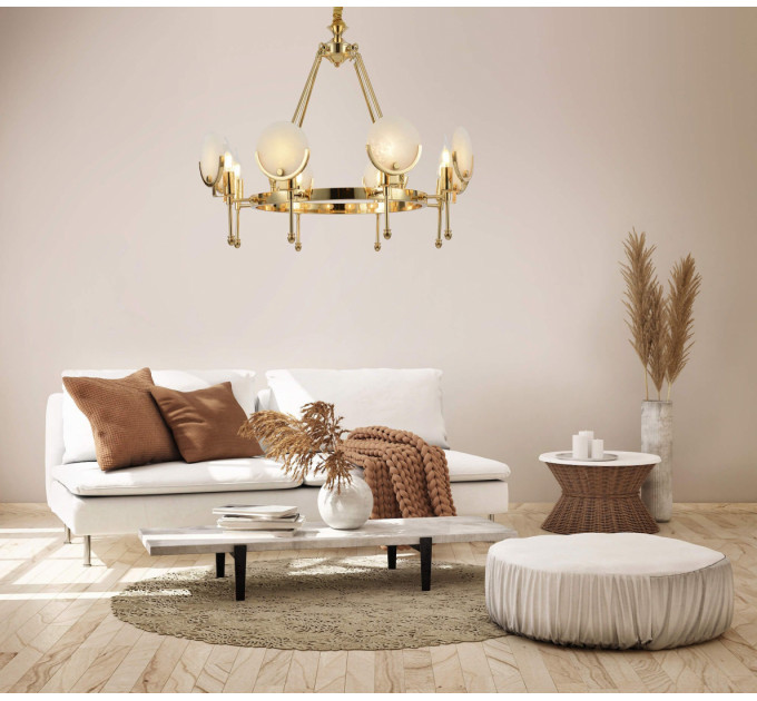 Подвесная люстра Lumina Deco Montego LDP 8010-8 F.GD