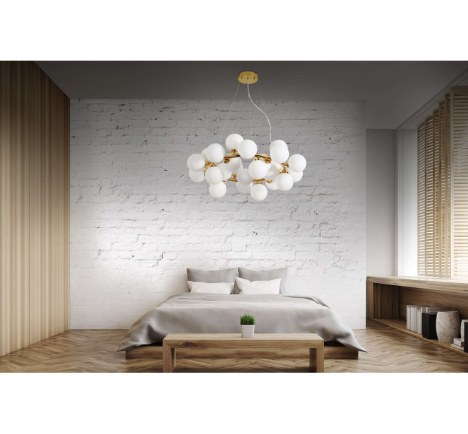 Подвесная люстра Lumina Deco Marsiada LDP 6033-25 GD