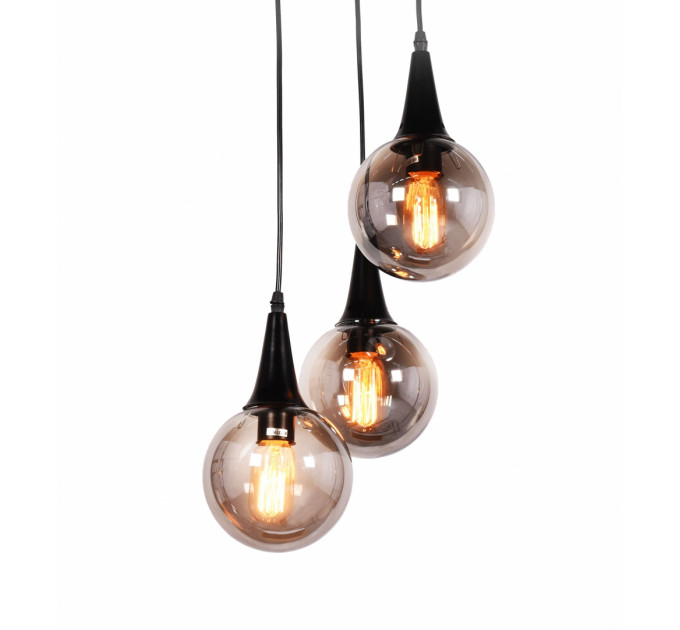 Подвесной светильник Lumina Deco Rocherro LDP 11191-3 BK