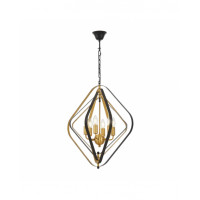 Подвесной светильник Lumina Deco Crulia LDP 8005-6 BK+MD