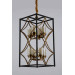 Подвесная люстра Lumina Deco Quadrato LDP 1223-8 BK+MD