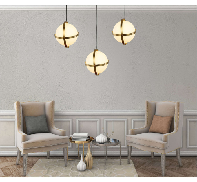 Подвесной светильник Lumina Deco Signia LDP 6833-200 WT+GD