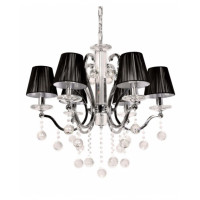 Хрустальная подвесная люстра Lumina Deco Bellisica LDP 8033-6 BK