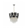 Подвесной светильник Lumina Deco Kruvia LDP 7045-400 BK+CHR