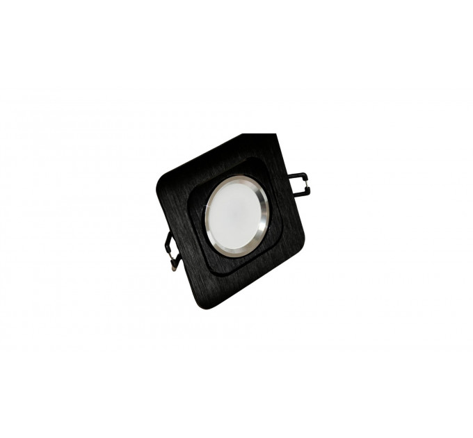 Встраиваемый точечный светильник Lumina Deco Moka LDC 8063-SS-L98*W98 BLACK+SILVER