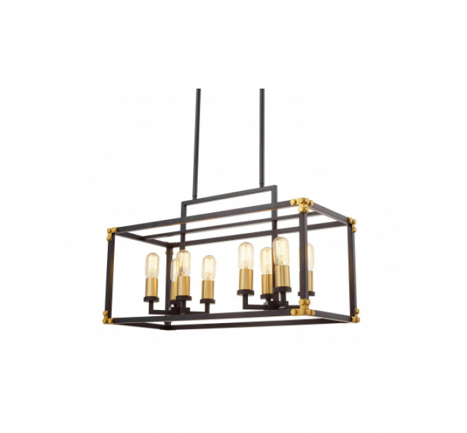 Подвесной светильник Lumina Deco Waldorf LDP 1140-8 BK+MD