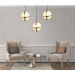 Подвесной светильник Lumina Deco Signia LDP 6833-250 WT+GD