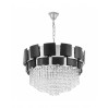 Подвесной светильник Lumina Deco LDP 7045-600 BK+CHR
