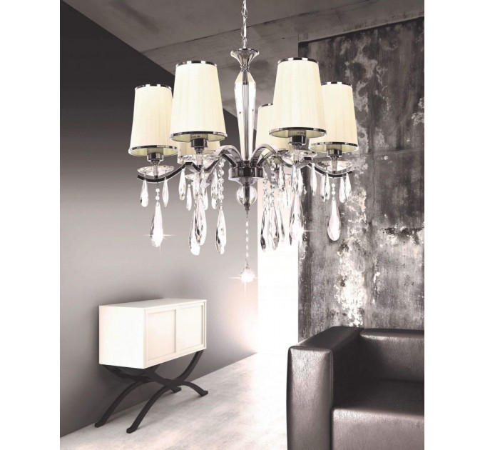 Подвесная люстра Lumina Deco Alessia LDP 1726-6 BG