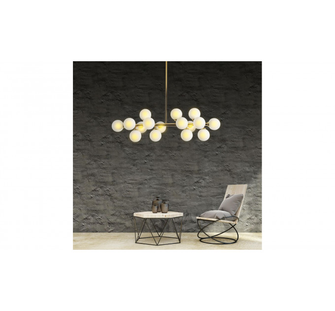 Подвесная люстра Lumina Deco Marsiada LDP 6033-16 GD