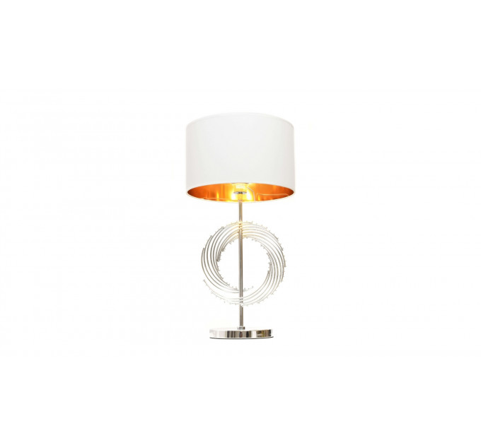 Настольная лампа Lumina Deco Fabi LDT 5531 CHR+WT