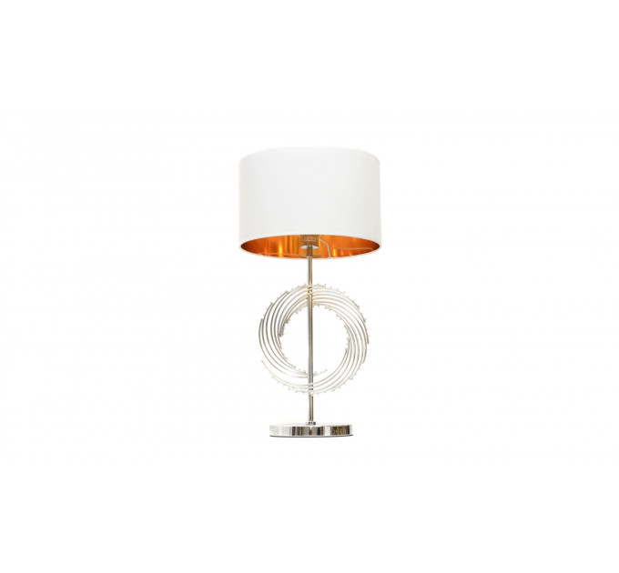 Настольная лампа Lumina Deco Fabi LDT 5531 CHR+WT