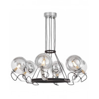 Подвесной светильник Lumina Deco LDP 9110-6 BK+CHR