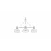Подвесной светильник Lumina Deco Ettore LDP 710-3 WT+CHR