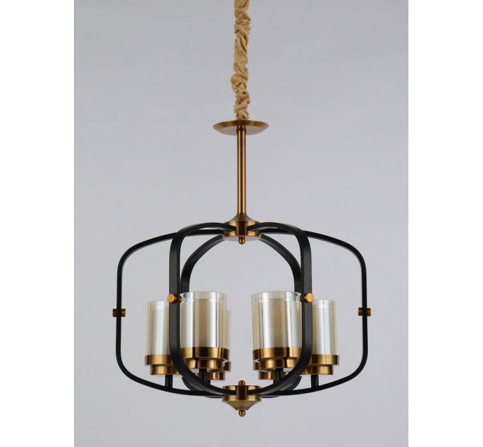 Подвесная люстра Lumina Deco Bonton LDP 1221-6 BK+MD