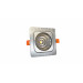 Встраиваемый точечный светильник Lumina Deco Fostis LDC 8065-SS-10WCOB-L120*W120 SILVER