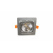 Встраиваемый точечный светильник Lumina Deco Fostis LDC 8065-SS-10WCOB-L120*W120 SILVER