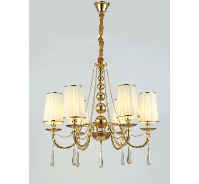 Подвесная люстра Lumina Deco Fabione LDP 1200-6 F.GD