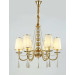 Подвесная люстра Lumina Deco Fabione LDP 1200-6 F.GD