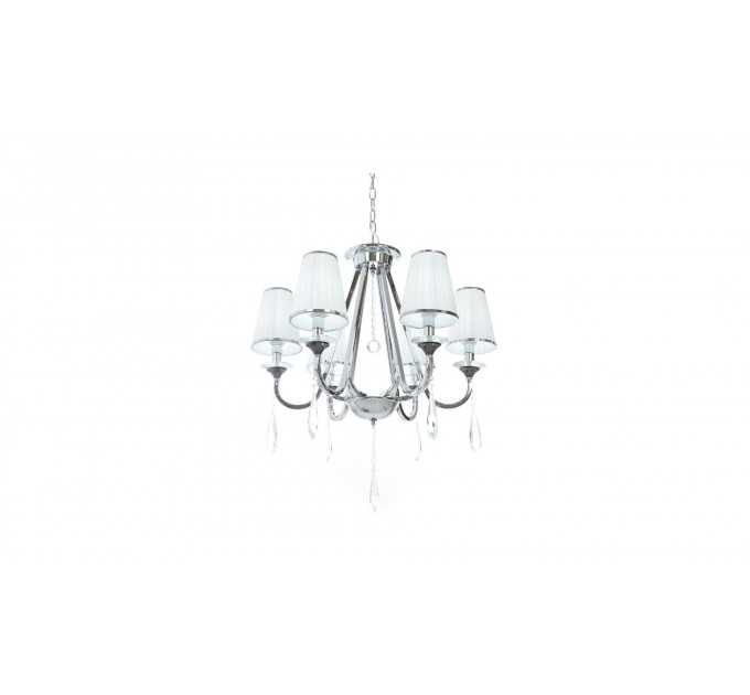 Подвесная люстра Lumina Deco Milesia LDP 8926-6 WT+CHR