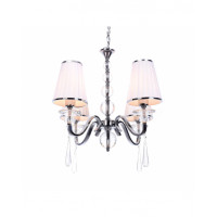 Хрустальная подвесная люстра Lumina Deco Federrica LDP 1158-4 WT