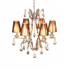 Подвесная люстра Lumina Deco Glamour LDP 66247-6 BR+CHR