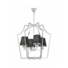 Подвесная люстра Lumina Deco Montero LDP 1249-4 CHR+BK
