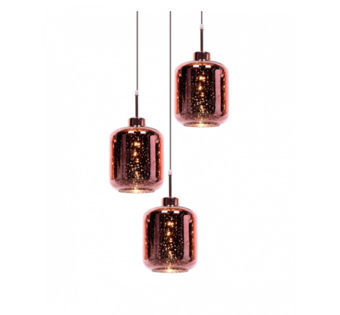 Подвесной светильник Lumina Deco Alacosmo LDP 6811-3 RD R.GD