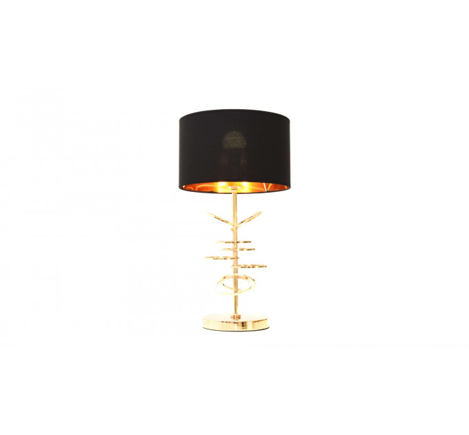 Настольная лампа Lumina Deco Milari LDT 5530 F.GD+BK