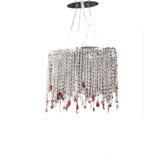 Хрустальная подвесная люстра Lumina Deco Aldonea LDP 7051-4 CHR