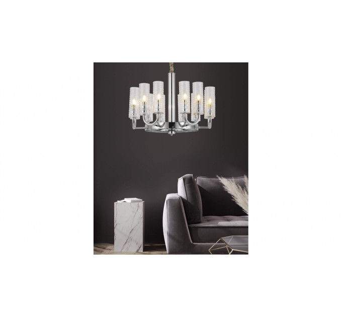Подвесная люстра Lumina Deco Donatti LDP 8011-12 CHR