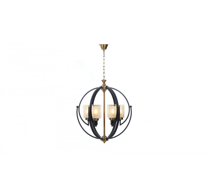 Подвесная люстра Lumina Deco Bergen LDP 1232-6 BK+MD