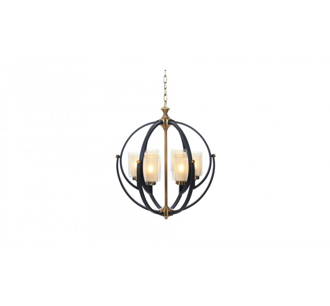 Подвесная люстра Lumina Deco Bergen LDP 1232-6 BK+MD